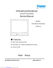 Haier HTN19R12S Service Manual