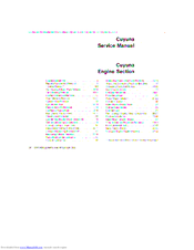 Cuyuna ULII-02 Service Manual