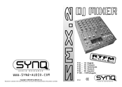 SYNQ AUDIO RESEARCH SMX-2 Operation Manual