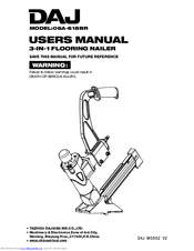 DAJ 06A-618BR User Manual