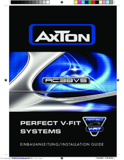 AXTON AC38V5 Installation Manual
