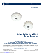 Vicon V9360 Setup Manual
