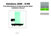 Beeston Heating Solutions 2000 S-HR 15 Installation Manual