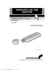StarTech.com USB511WB Instruction Manual