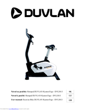 DUVLAN Keaton Ergo DVL3013 Manual