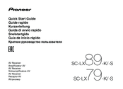 Pioneer SC-LX89-k/-s Quick Start Manual
