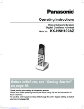 Panasonic KX-HNH100AZ Operating Instructions Manual