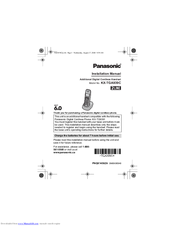 Panasonic KX-TGA939C Installation Manual