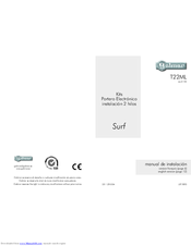 golmar T22ML Surf Instruction Manual