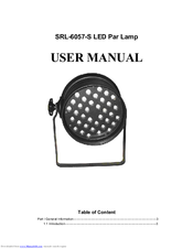 Neo-Neon SRL-6057-S User Manual