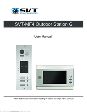 SVT SVT-MF4 Outdoor Station E User Manual