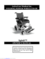 activecare medical Spirit Owner's Manual