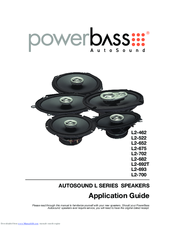 PowerBass AUTOSOUND L2-652 Application Manual