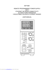 Manson Engineering Industrial SSP-9081 User Manual