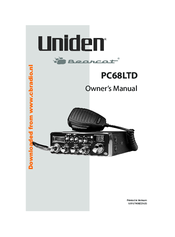 Uniden PC68LTD Owner's Manual