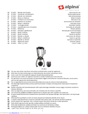 Alpina SF-1012 Instructions For Use Manual