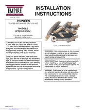Empire 30)-1 Installation Instructions Manual