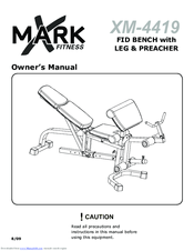 Mark Fitness XM-4419 Owner's Manual