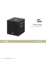 The box PA18 ECO MKII User Manual