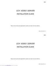 Avtech AVX931B Installation Manual