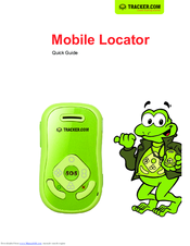 Tracker mobile locator Quick Manual