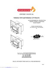 Enerzone Solution 2.3-I Owner's Manual