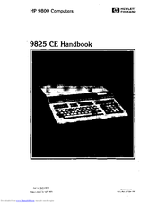 HP 9825A Handbook