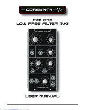 Corsynth C101 MKII User Manual
