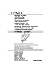 Hitachi CJ 14DSL Handling Instructions Manual
