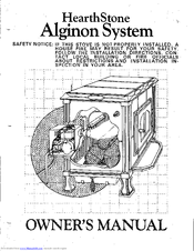 HearthStone H II Alginon Owner's Manual