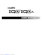 I-Mobile IQ X User Manual