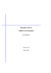 Dynamix UM-V2 User Manual