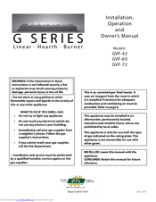 European Home GVF-42 Installation, Operation And Owner's Manual