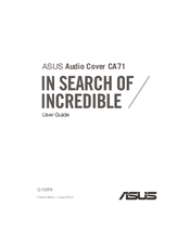 Asus Audio Cover CA71 User Manual