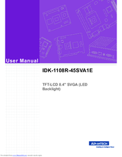Advantech IDK-1108R-45SVA1E User Manual