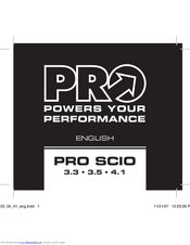 Pro SCIO 3.3 Manual