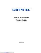 GRAPHTEC SignJet JS310 Series Setup Manual