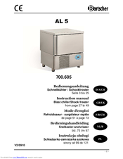 Bartscher AL-5 700.605 Instruction Manual