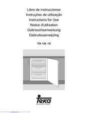 Teka TGI 120. 1D Instructions For Use Manual