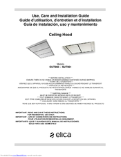 ELICA SUT951 Use, Care And Installation Manual