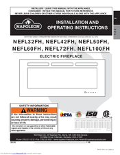 Napoleon Allure NEFL32FH Installation And Operating Instructions Manual
