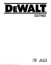 DeWalt D27902 Original Instructions Manual