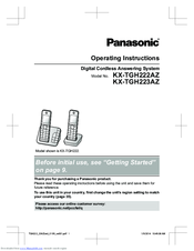 Panasonic KX-TGH222AZ Operating Instructions Manual