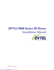 iDVTEL DVTel 9840 Series Installation Manual
