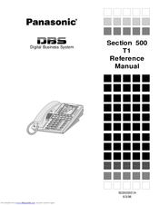 Panasonic DBS T1 Reference Manual