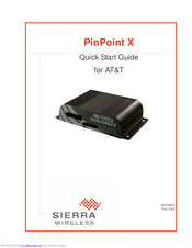 Sierra Wireless PinPoint X Quick Start Manual
