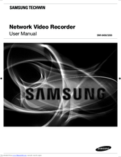 Samsung SNR-6400 User Manual