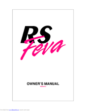 RS Feva Owner's Manual