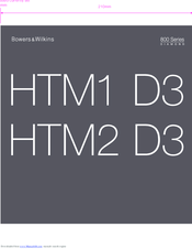 Bowers & Wilkins HTM2 D3 Manual