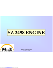Mile SZ 2498 Service Manual